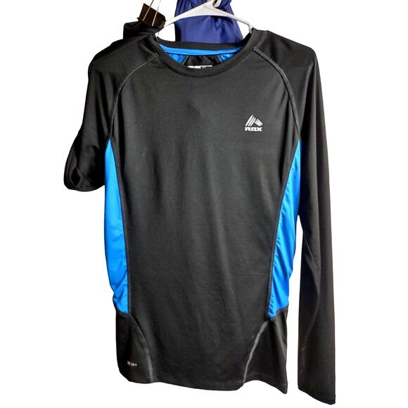 RBX Men's Activewear X-Dri Long Sleeve Compression Stretch Shirt Medium - Picture 4 of 8